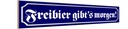 Holzschild 10x46 cm Freibier gibt´s morgen Dekoration