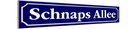 Holzschild 10x46 cm Schnaps Allee Straßenschild