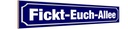 Holzschild 10x46 cm Fickt-Euch-Allee lustig Dekoration