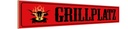 Holzschild 10x46 cm Grillpltz Grillen Geschenk