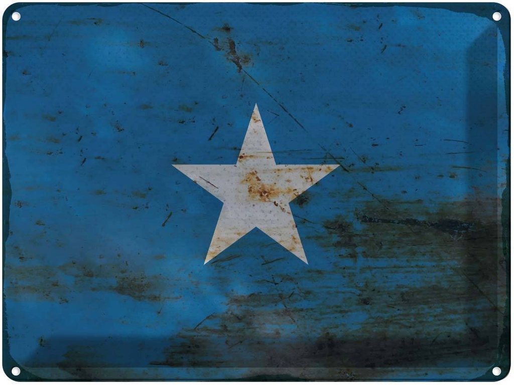 Blechschild 30x40 cm Somalia Flagge Fahne Wappen