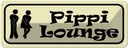 Blechschild 10x27 cm Pippi Lounge Dekoration