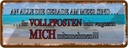 Blechschild 10x27 cm an alle die gerade am Meer sind Spruch Zitat