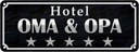 Blechschild 10x27 cm Hotel Oma Opa 5 Sterne Spruch Zitat