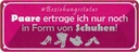 Blechschild 10x27 cm Paare nur in Form von Schuhen Dekoration Spruch Zitat