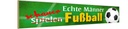 Holzschild 10x46 cm echte Männer schauen Fußball Frauen
