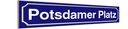 Holzschild 10x46 cm Potsdamer Platz Berlin Straße Stadt