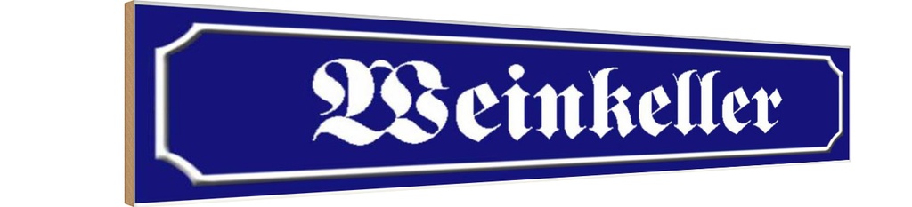 Holzschild 10x46 cm Weinkeller Wein Bar Küche Kochen