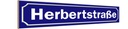 Holzschild 10x46 cm Herbertstraße Hamburg Straße Stadt