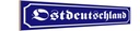 Holzschild 10x46 cm Ostdeutschland Deutschland