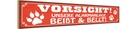 Holzschild 10x46 cm Vorsicht Alarmsanlage beißt Warnschild Hinweisschild