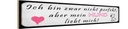 Holzschild 10x46 cm aber mein Hund liebt mich Herz Spruch Zitat