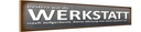 Holzschild 10x46 cm Gestern war Werkstatt aufgeräumt Auto Garage