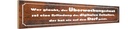 Holzschild 10x46 cm wer glaubt Überwachungsstaat Dekoration