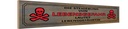 Holzschild 10x46 cm von Lebensgefahr Lebensgefährtin Spruch Zitat