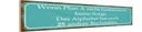 Holzschild 10x46 cm wenn Plan A nicht funktioniert Spruch Zitat