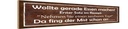 Holzschild 10x46 cm Rezept nehmen Sie sauberen Topf Spruch Zitat