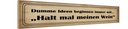 Holzschild 10x46 cm Dumme Ideen mit halt meinen Wein Spruch Zitat