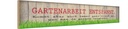 Holzschild 10x46 cm Gartenarbeit entspannt Spruch Zitat