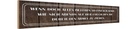 Holzschild 10x46 cm wenn doch alles so einfach wäre Spruch Zitat