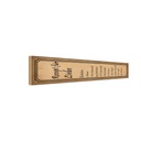 Holzschild 10x46 cm cm Rezept für Liebe Tüte 2 Herzen Spruch Zitat