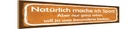 Holzschild 10x46 cm natürlcih mache ich Sport selten Spruch Zitat