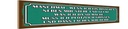 Holzschild 10x46 cm wenn ich neben mir stehe und Spruch Zitat
