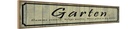 Holzschild 10x46 cm Garten dumme rennen kluge warten Spruch Zitat