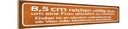 Holzschild 10x46 cm 8,5cm reichen aus Frau glücklich Spruch Zitat