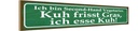 Holzschild 10x46 cm ich bin Second-Hand Vegatarier Spruch Zitat