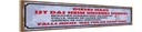 Holzschild 10x46 cm dieses Haus Heim unseres Hundes Spruch Zitat