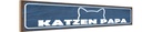 Holzschild 10x46 cm Katzen Papa Tier Haustier
