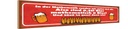 Holzschild 10x46 cm 0,33l Bier mathematisch 0 Bier