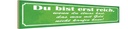 Holzschild 10x46 cm du bist reich wenn etwas hast Spruch Zitat