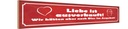 Holzschild 10x46 cm Liebe ausverkauft Bier Angebot Dekoration