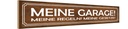 Holzschild 10x46 cm meine Garage Regeln Gesetze Auto Werkstatt