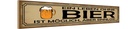 Holzschild 10x46 cm Leben ohne Bier möglich sinnlos Spruch Zitat