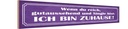 Holzschild 10x46 cm du reich single ich nin ZUHAUSE Spruch Zitat