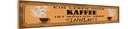 Holzschild 10x46 cm Leben ohne Kaffee sinnlos Essen Trinken