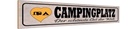 Holzschild 10x46 cm Campinglatz schönster Ort Welt Outdoor Camping