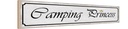 Holzschild 10x46 cm Camping Princess Outdoor