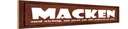 Holzschild 10x46 cm Macken sind wichtig um nicht wie Spruch Zitat