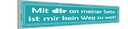 Holzschild 10x46 cm mit dir ist mir kein Weg zu weit Spruch Zitat