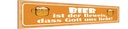 Holzschild 10x46 cm Bier Beweis Gott liebt uns Essen Trinken