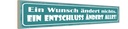 Holzschild 10x46 cm Wunsch ändert nichts Entschluss Spruch Zitat