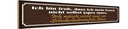 Holzschild 10x46 cm Schokoladentafeln Essen Trinken