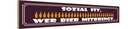 Holzschild 10x46 cm sozial wer Bier mitbringt Dekoration