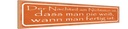 Holzschild 10x46 cm Nachteil am Nichtstun ist dass Dekoration