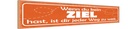 Holzschild 10x46 cm wenn kein Ziel jeder Weg zu Weit Spruch Zitat