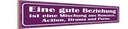 Holzschild 10x46 cm gute Beziehung ist Mischung aus Spruch Zitat